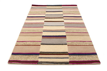 5X8 Ft Modern Hand-Tufted Rug Multicolored