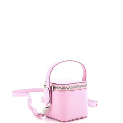 Salvatore Ferragamo Gancicni Top Handle Vanity Case Leather Micro