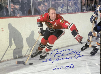 Bobby Hull Autographed 16X20 Hockey Photo