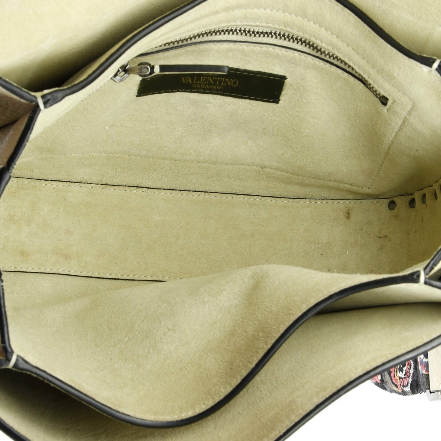 Valentino Garavani Rolling Rockstud Crossbody Bag Leather With Cabochons Medium