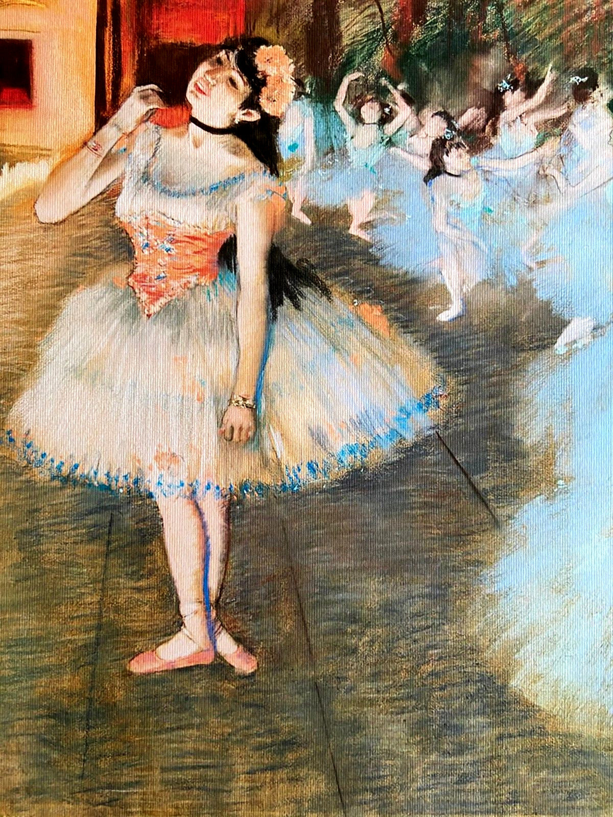 Edgar Degas Lithograph From An Coa Pastel, Hand Numbered