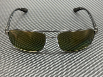 RAY BAN RB3737CH 004 6O Gunmetal Green Polarized