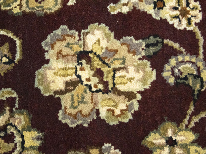 Handmade Agra Jaipur Rug Floral Thick Pile