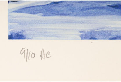 Dale Terbush Signed Original Silkscreen Print Ed10 The Moon Is The Light Of Love