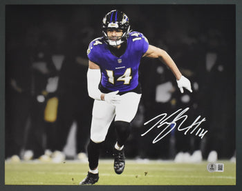 Kyle Hamilton Baltimore Ravens Autographed/Signed 11X14 Photo Beckett 200750