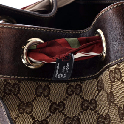 Gucci Positano Tote Gg Canvas Large