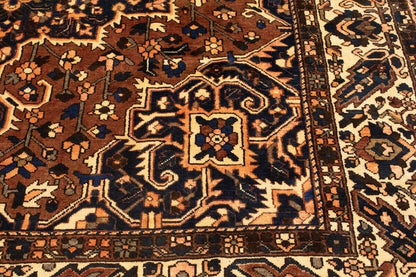 Handmade Vintage Floral Wool Oriental Rug Living
