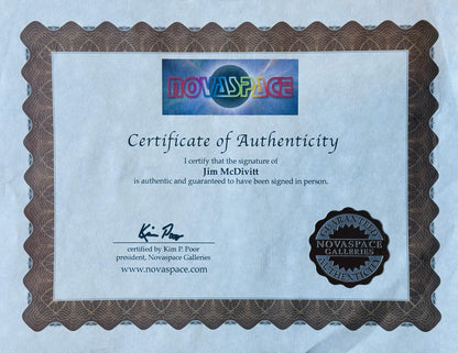 Jim Mcdivitt Astronaut Autographed 8X10 Nasa Photo (Jsa)