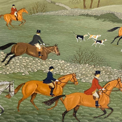 Vincent Haddelsey Hunting In Ireland Limited Edition Lithograph 114/200 Signed