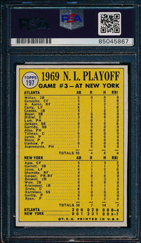 Nolan Ryan Hof Mets Autographed 1970 Topps Card