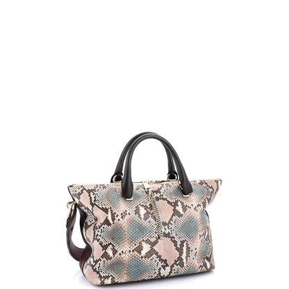 Chloe Baylee Satchel Python Small