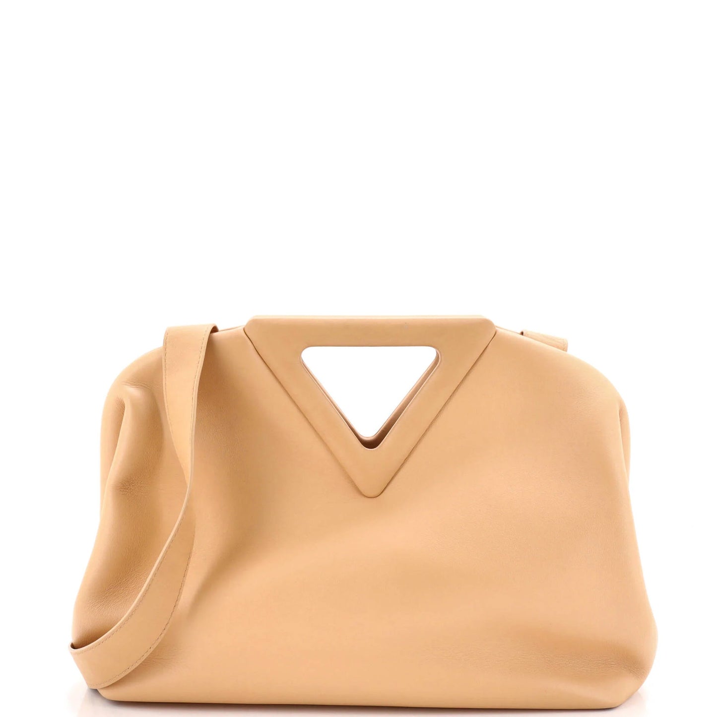 Bottega Veneta Point Shoulder Bag Leather Medium