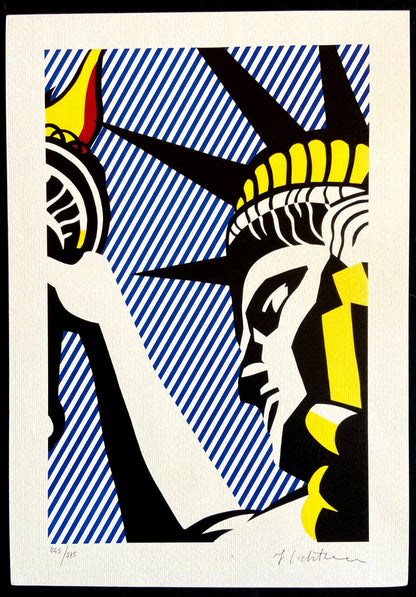 Roy Lichtenstein Lithograph Coa Signed Numbered