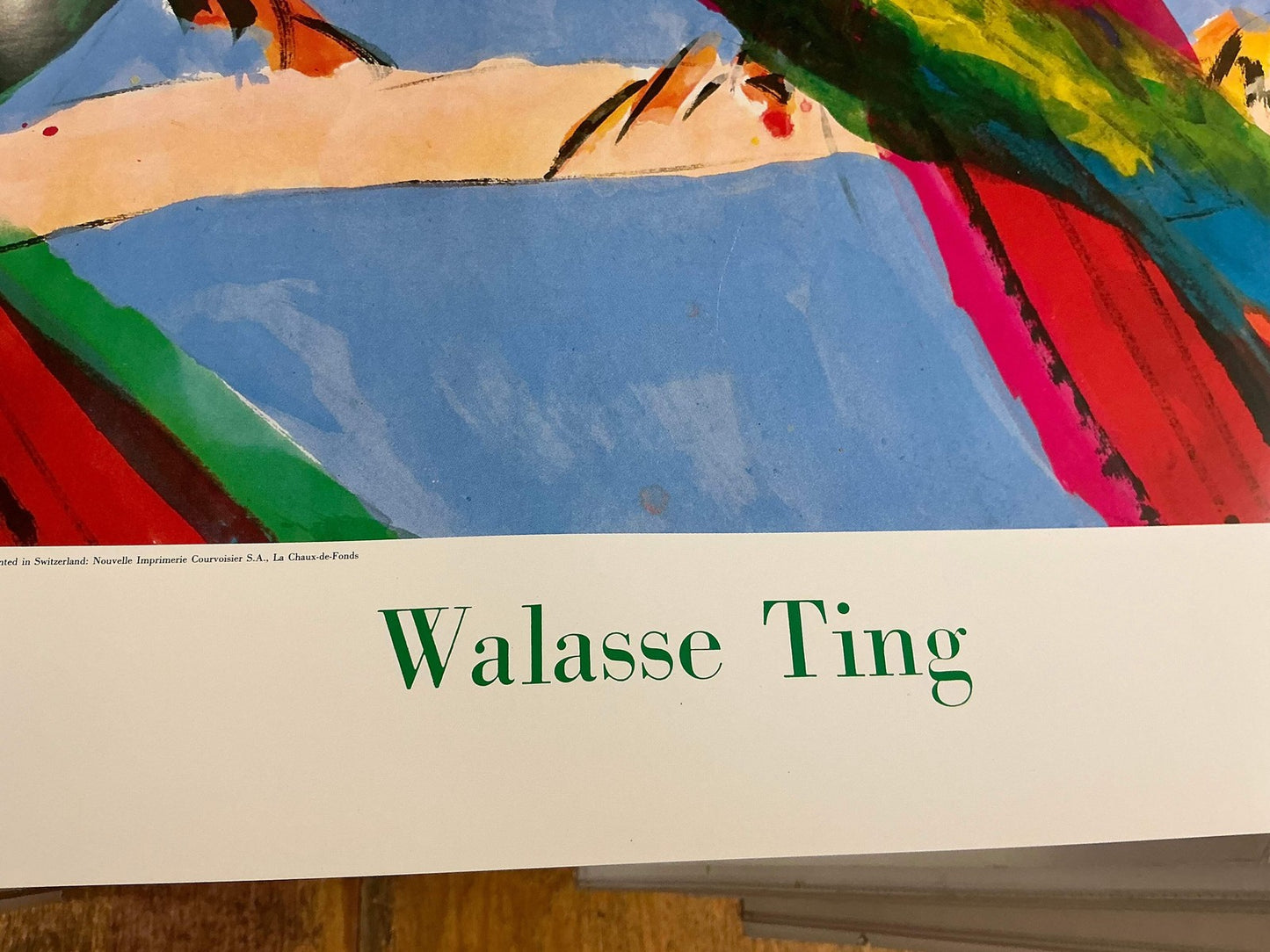 Walasse Ting Parrots " Poster Contemporary