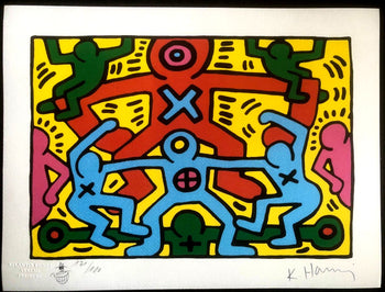 Keith-Haring Lithograph Coa Signed Numbered Pencil Certified