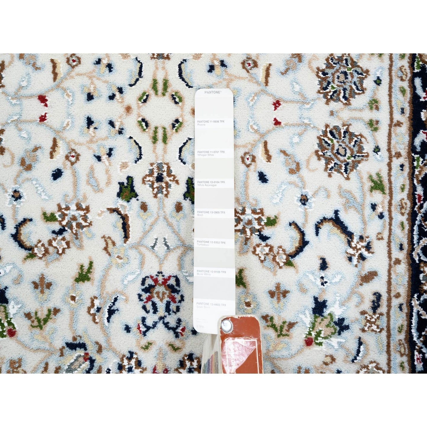 2'8"X8'3" Ivory Nain 250 Kpsi Wool Hand Knotted Runner Rug