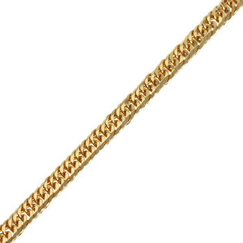 Curb chain Kihei W6 side Bracelet K18 Yellow Gold