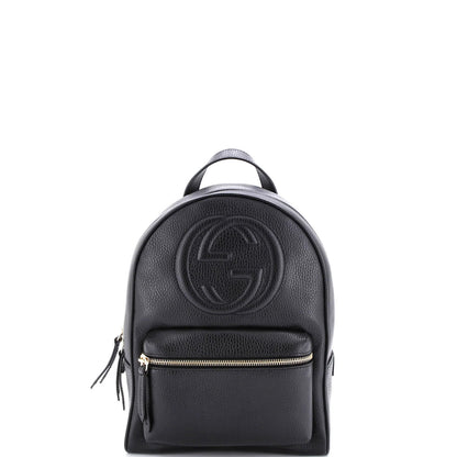 Gucci Soho Chain Backpack Leather