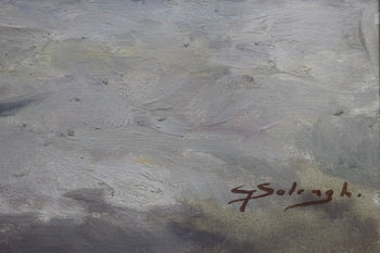 Giuseppe Solenghi (Milano) Original Painting Oil