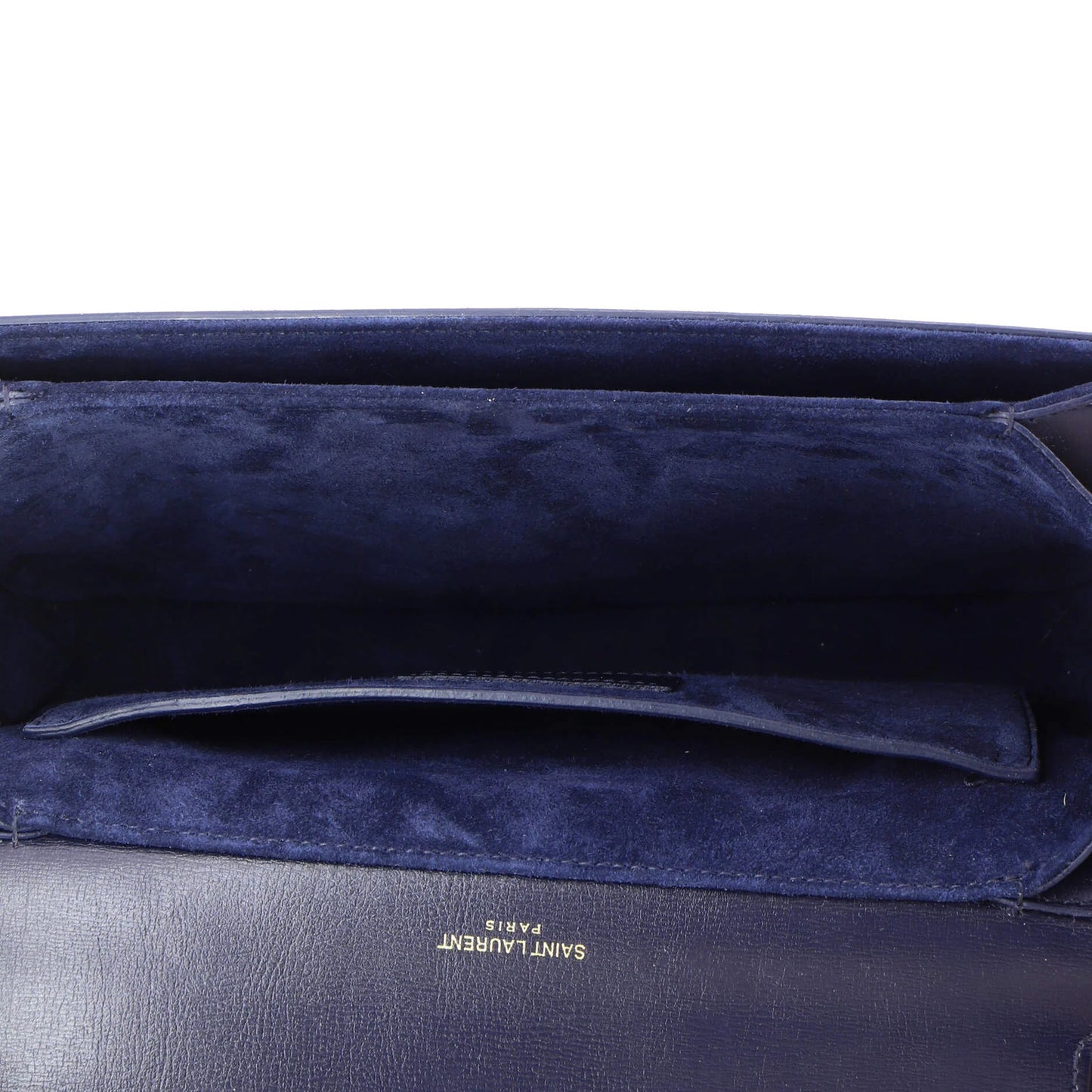 Saint Laurent Bellechasse Shoulder Bag Suede And Leather Medium