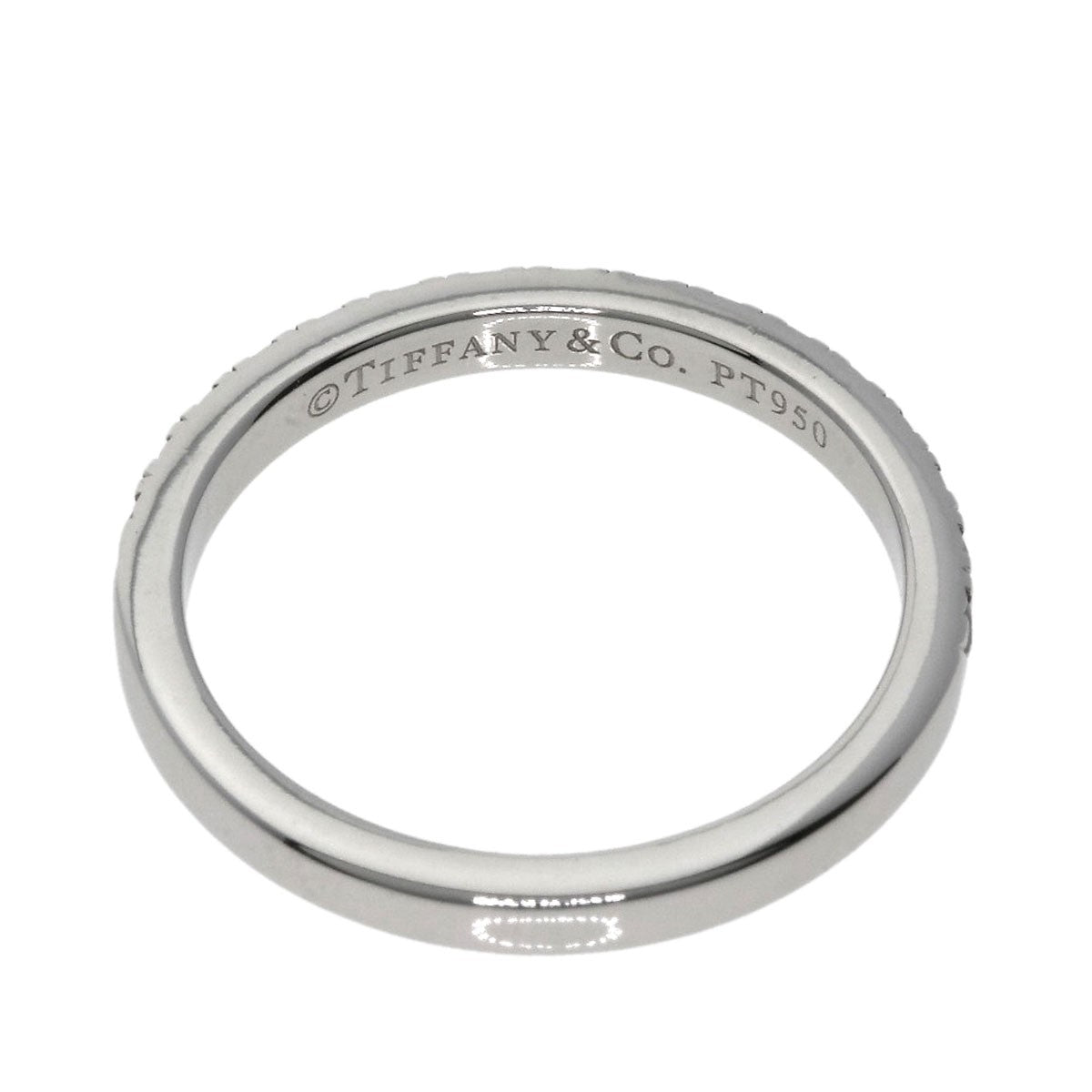 PT950 TIFFANY&Co. Novo Half Eternity Diamond Ring Platinum