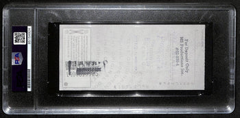 Johnny Unitas Hof Signed/Auto 2000 Bank Check Colts Psa/Dna Gem Mt 10 192625