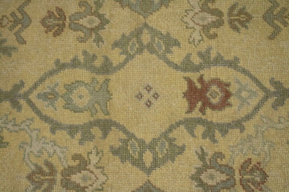 Hand-Knotted Oriental Rug Muted Antique-Washed