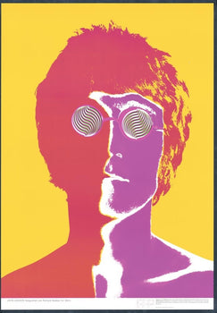 John Lennon By Richard Avedon Beatles Poster 1967 Original Printing On Linen
