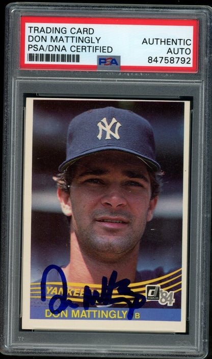 1984 Donruss Don Mattingly #248 Authentic Card