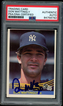1984 Donruss Don Mattingly #248 Authentic Card