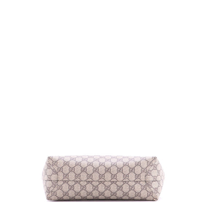 Gucci Reversible Tote Gg Print Leather Small