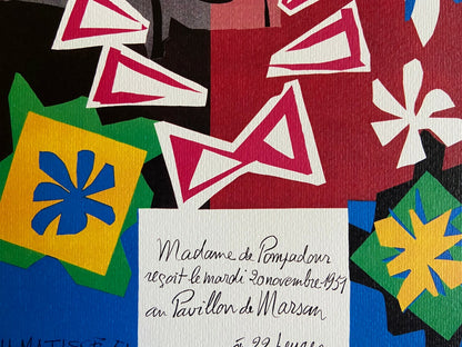 Henri Matisse Lithograph Coa 1956 Signed Op Numbered A Hand -Pablo Picasso