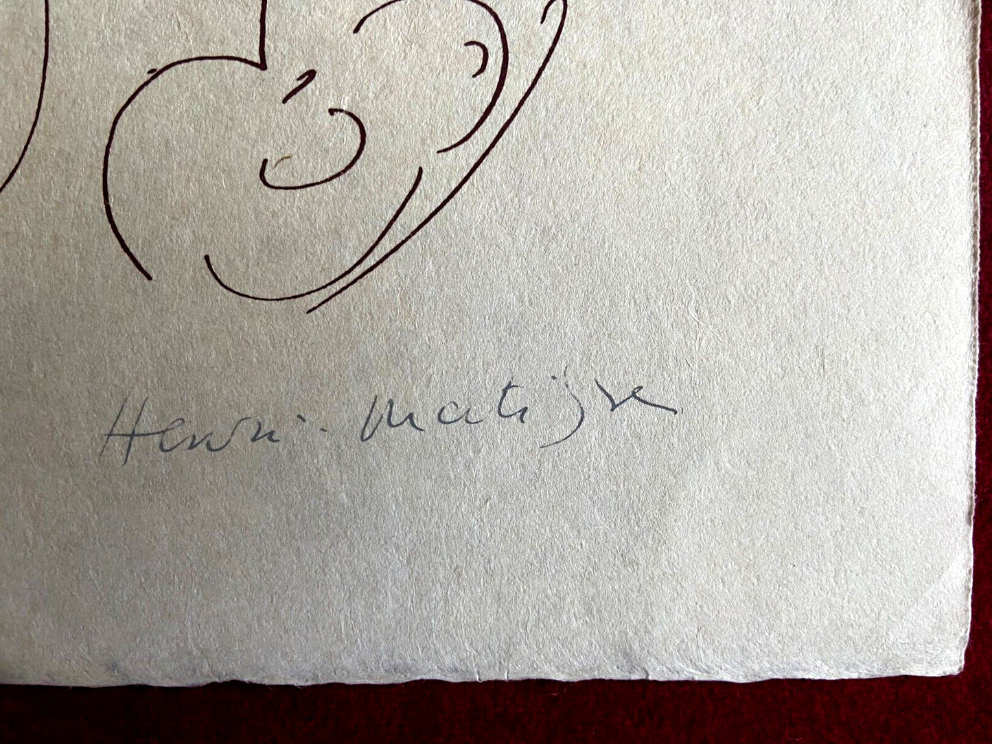 Henri Matisse Lithograph 1960 Coa Hand Signed Hand Numbered