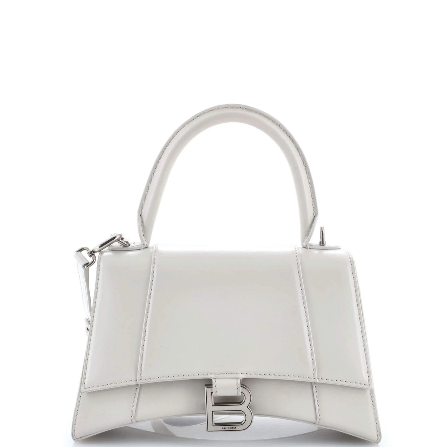 Balenciaga Hourglass Top Handle Bag Leather Small