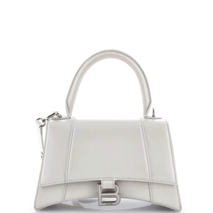 Balenciaga Hourglass Top Handle Bag Leather Small