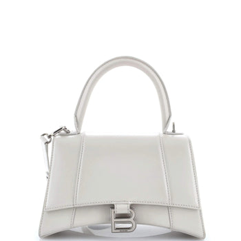 Balenciaga Hourglass Top Handle Bag Leather Small