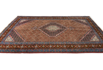 Handmade Tribal Geometric Vintage Oriental Rug