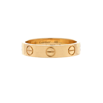 Cartier Love Wedding Band Ring 18K Yellow Gold
