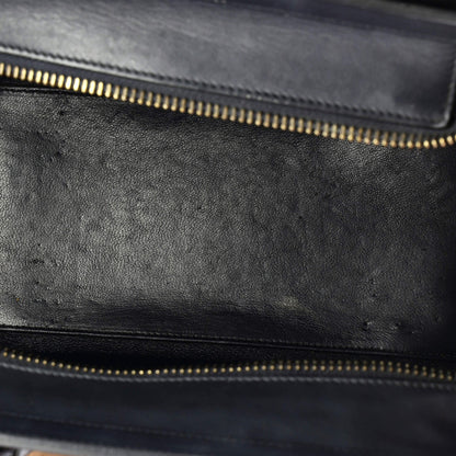 Celine Luggage Bag Canvas And Leather Micro