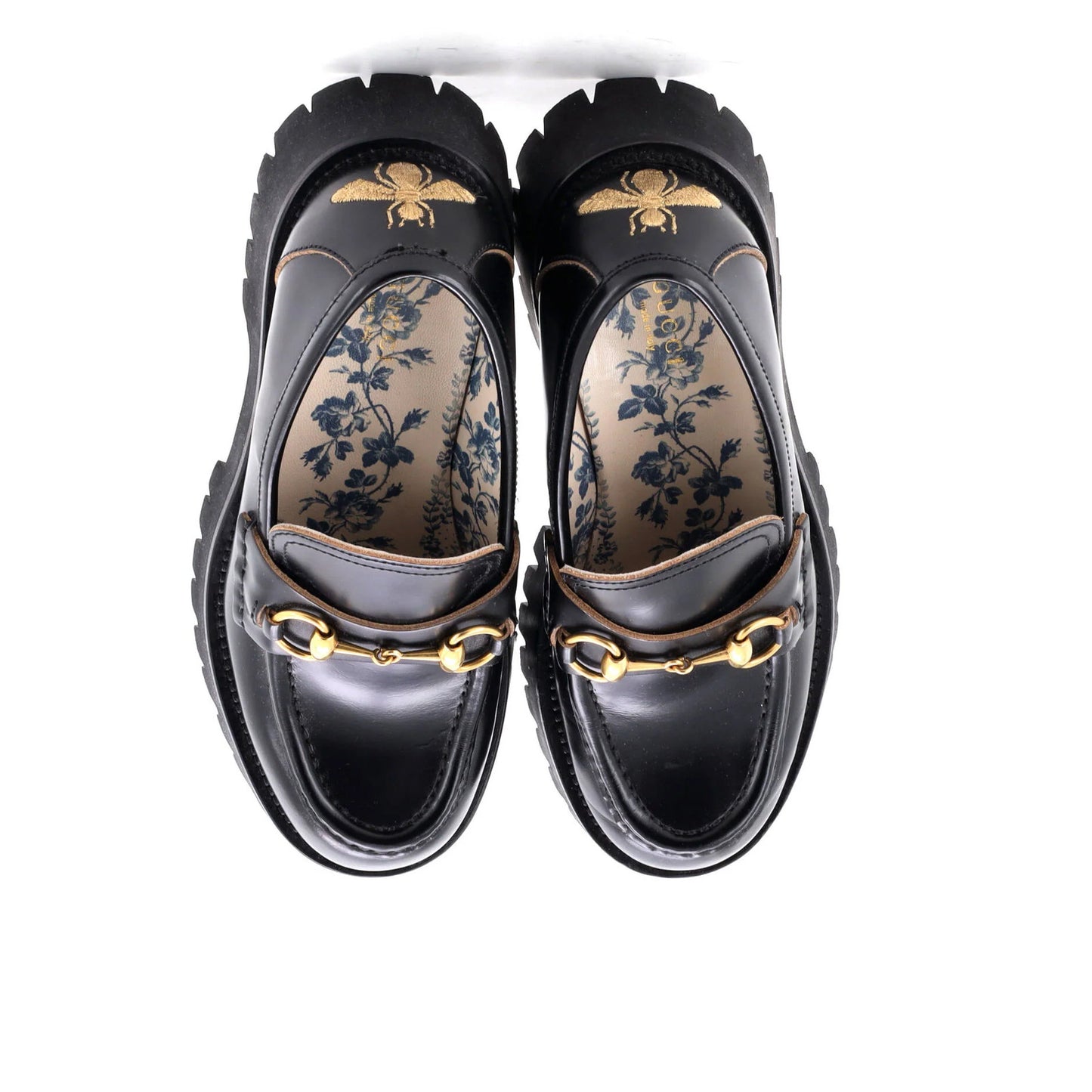 Gucci Women'S Harald Horsebit Loafers Leather