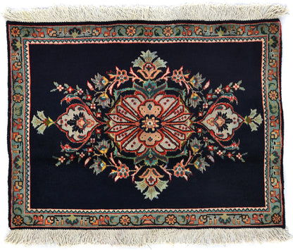 2X3 Ft Small Classic Floral Oriental Rug Entryway