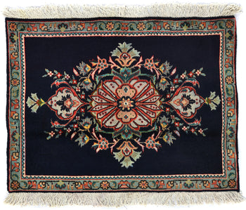 2X3 Ft Small Classic Floral Oriental Rug Entryway