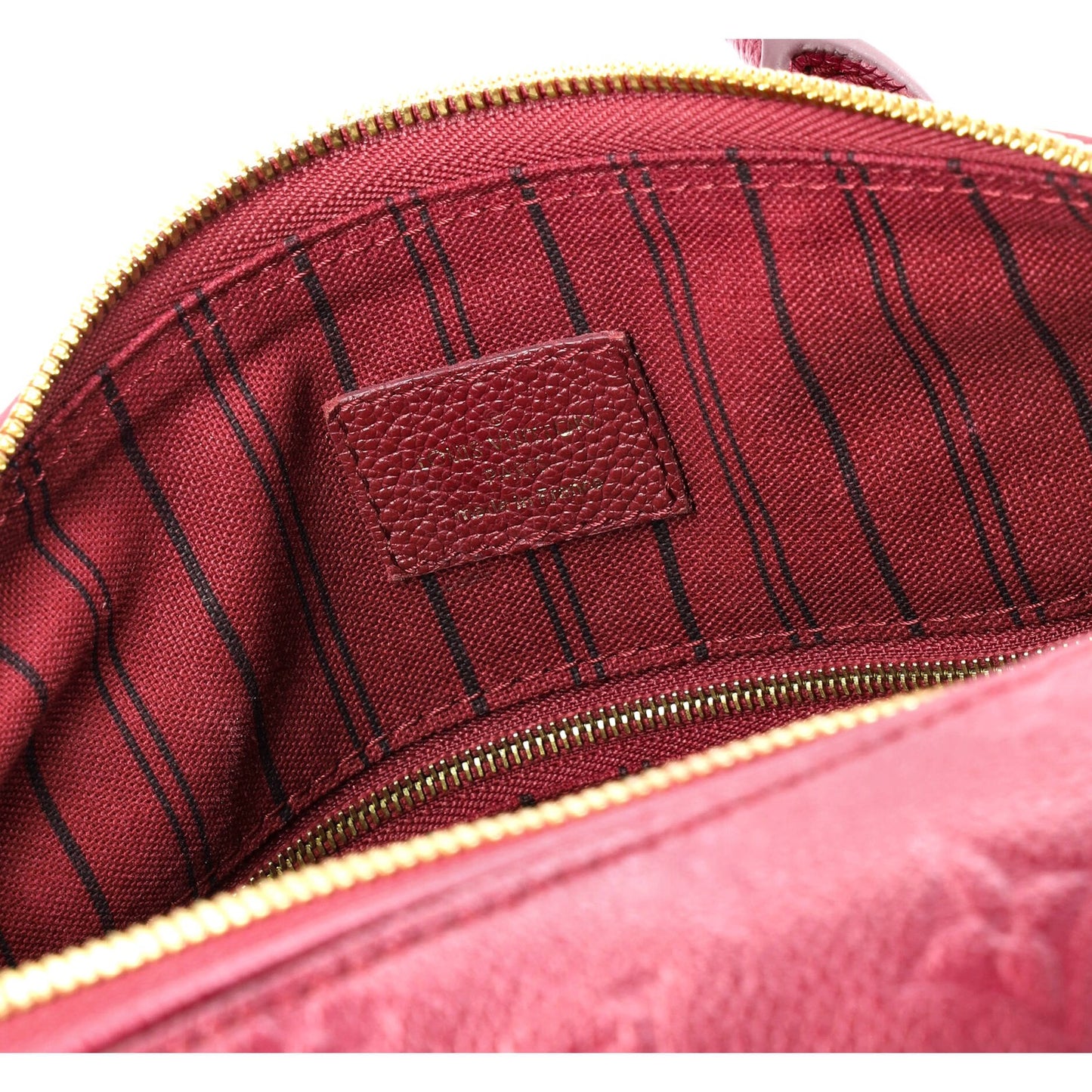 Louis Vuitton Speedy Bandouliere Bag Monogram Empreinte Leather 30