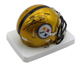 Hines Ward Autographed Flash Alternate Mini Football Helmet Steelers Jsa
