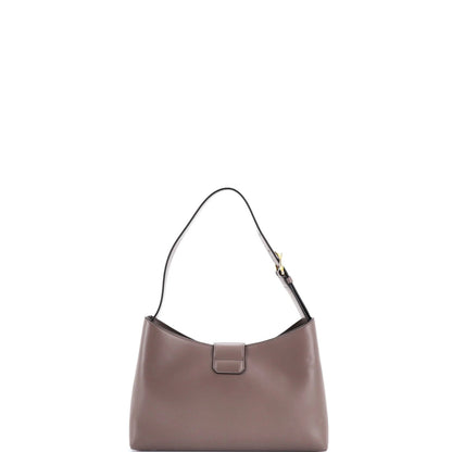 Salvatore Ferragamo Trifolio Shoulder Bag Leather East West