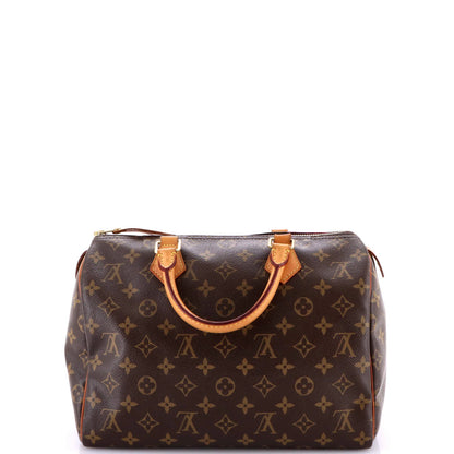 Louis Vuitton Speedy Handbag Limited Edition V Monogram Canvas 30
