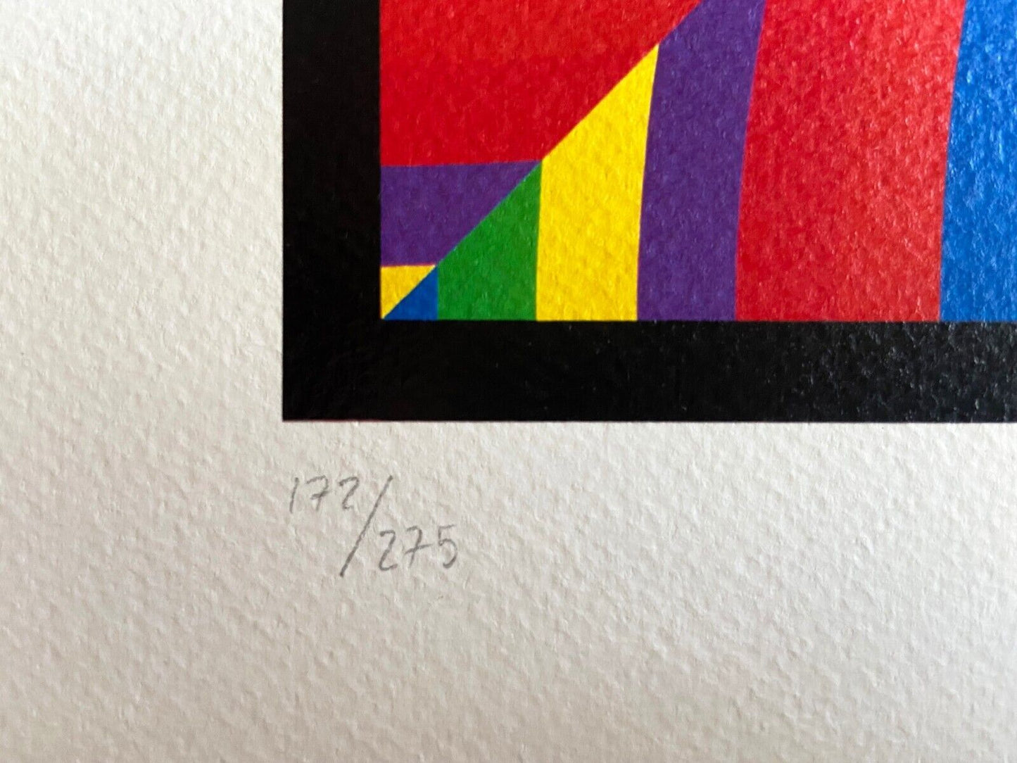 Sol Lewitt Lithograph Coa Signed Op Numbered In Pencil