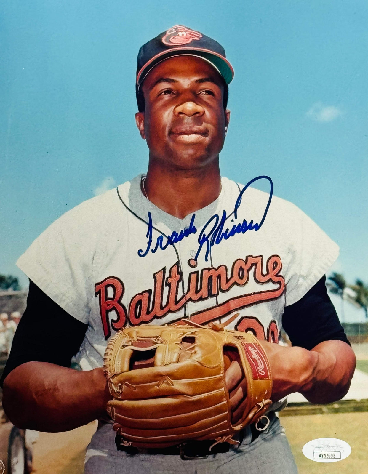 Frank Robinson Autographed 8X10 Baseball Photo (Jsa)
