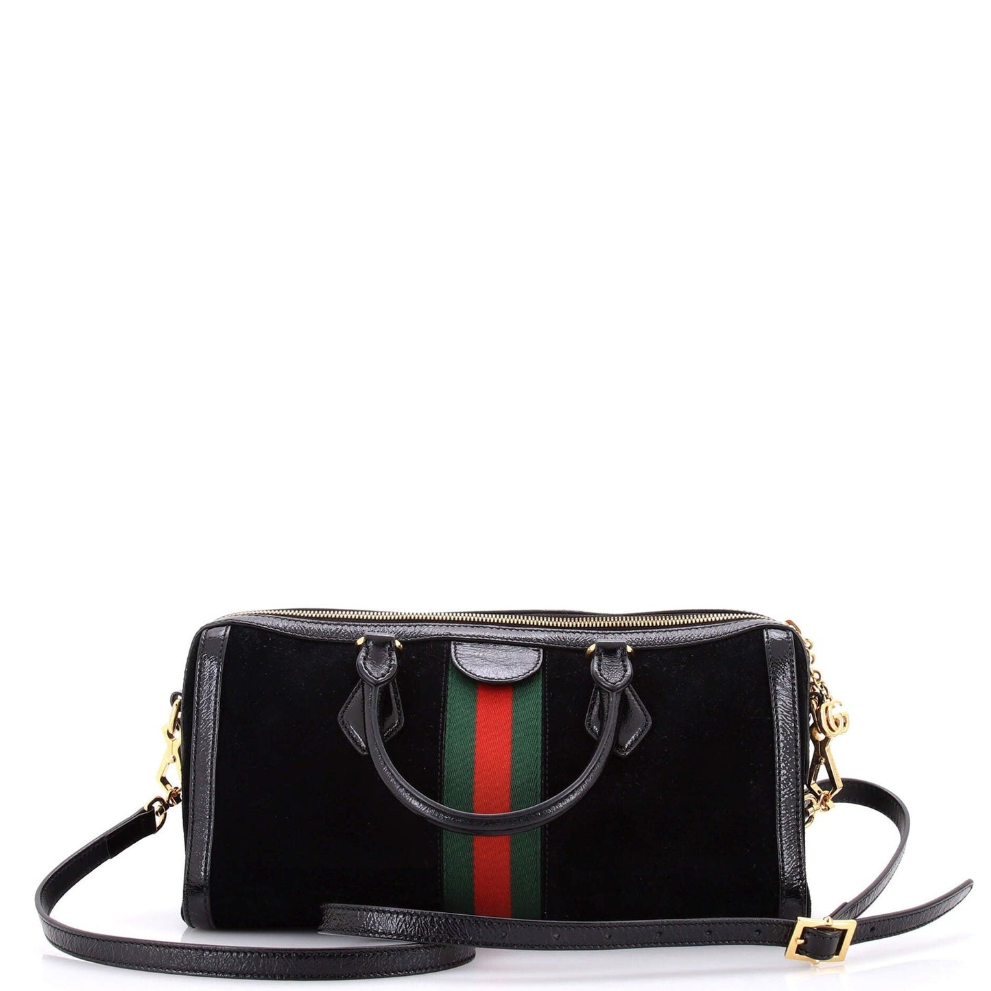 Gucci Ophidia Boston Bag Suede Medium