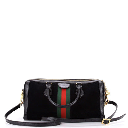 Gucci Ophidia Boston Bag Suede Medium
